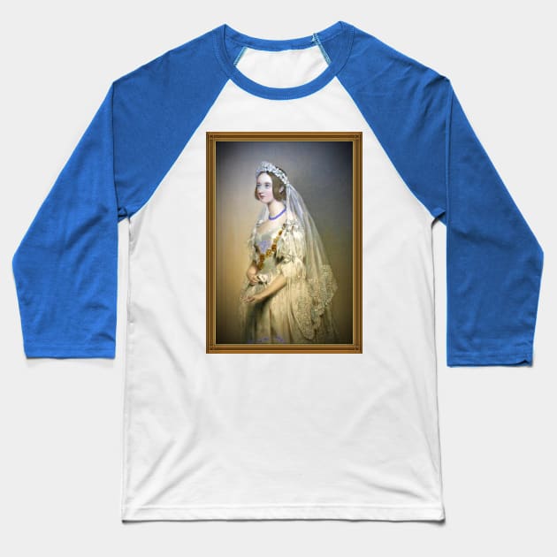 Queen Victoria as a bride Baseball T-Shirt by Gilded Age